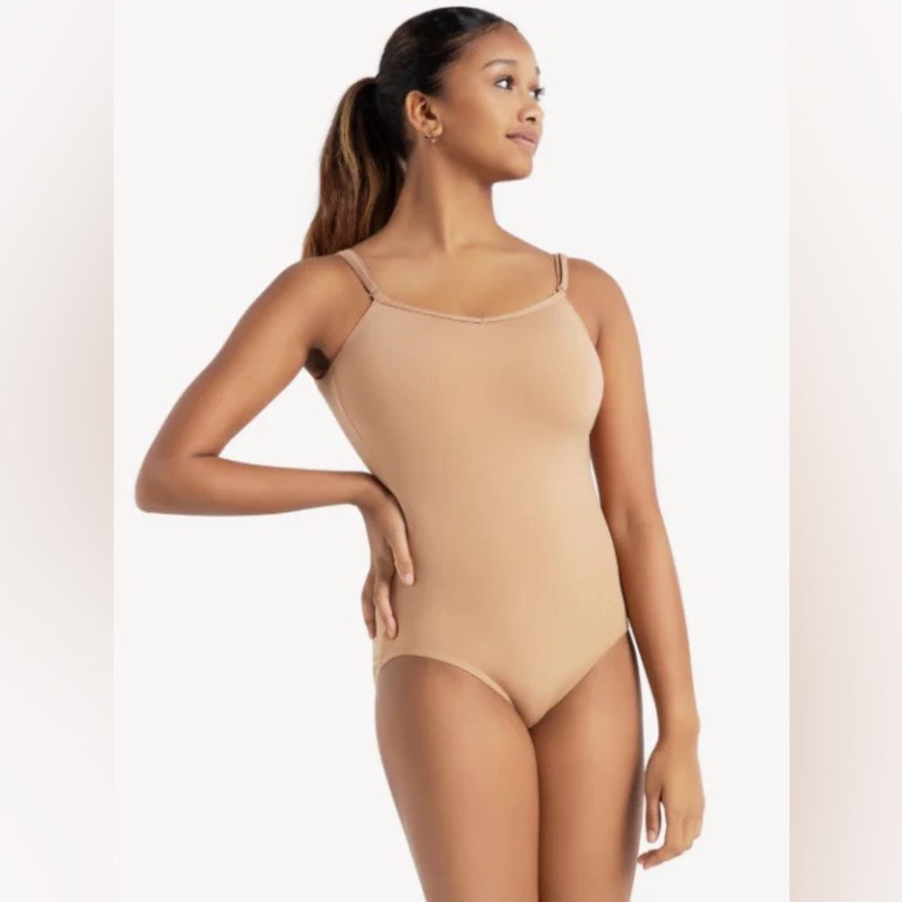 NWT Capezio Team Basics Camisole leotard, scoop back